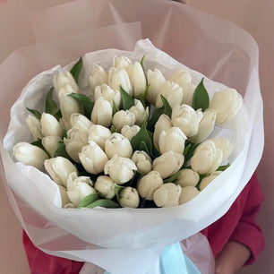 White Tulip Bouquet