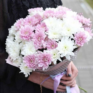 Chrysanths Bouquet - Mother's Day