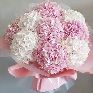 White Hydrangeas Bouquet