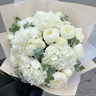 White Hydrangeas Bouquet