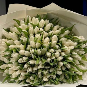 White Tulip Bouquet